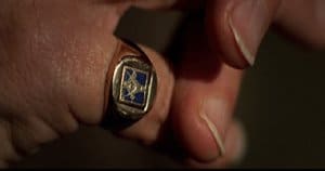 Masonic ring of FBI inspector