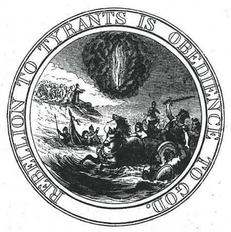 595px FirstCommitteeGreatSealReverseLossingDrawing1 The Jewish Influence on the Great Seal of the U.S.A.