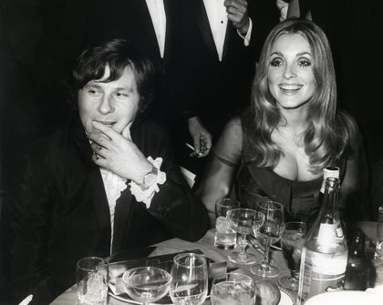 Roman Polanski with his wife Sharon Tate