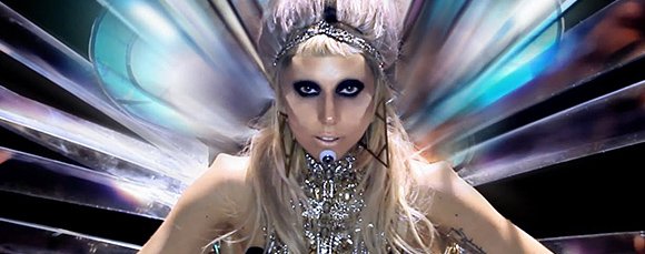 Lady Gaga is back y'all And she's got horns on her forehead
