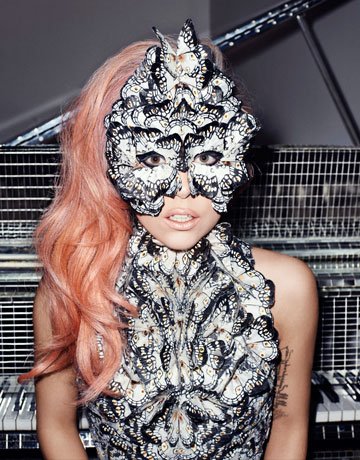 lady gaga horns permanent. Lady Gaga Channels Alexander McQueen and Mind Control