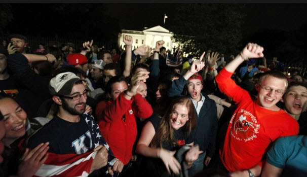 in laden illuminati. After the announcement of Bin Laden#39;s death, hundreds of people gathered in front of the White House chanting “USA! USA!”.