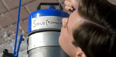In the Truman Show, a spotlight – used to imitate the light of a star in Truman’s fake world – falls from the sky and nearly hits him. The label on the spotlight identifies it as Sirius. Truman’s encounter with Sirius gives him a glimpse of “true knowledge” and prompts his quest for truth. Sirius is therefore the “star of initiation”. It caused Truman to realize the limitations of the his studio world (our material world) and lead him to freedom (spiritual emancipation).