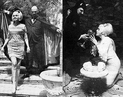 Pictures of Jaynes Mansfield with Anton LaVey