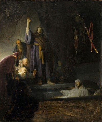 "The Raising of Lazarus" by Rembrant.