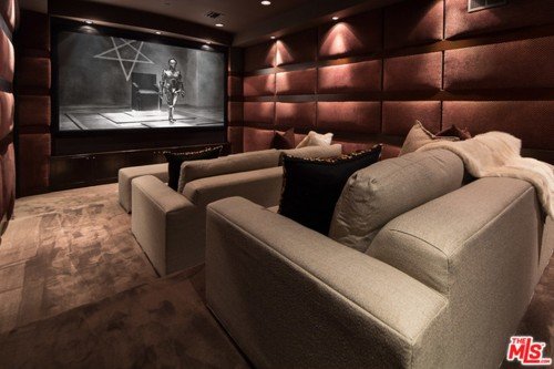 John Legend and Chrissy Teigen put up their Beverly Hills Estate for sale and this is the image of their home theatre. It features Maria from the movie Metropolis standing in front of an inverted pentagram. As stated in previous articles, this specific scene is constantly rehashed by the occult elite to reprent the control of "android" stars to push the agenda of the occult elite. 