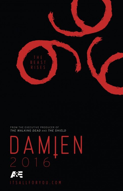 While "Lucifer" is playing on FOX, A&E will be broadcasting "Damien", which will be a TV series where the hero comes to terms about being the anti-Christ. Yup. A good looking guy with a sympathetic demeaner will play the role of the anti-Christ. This ad features an inverted cross and a somewhat unecessary red 666. It is all about putting out in the open and normalizing the true philosophy of the occult elite.
