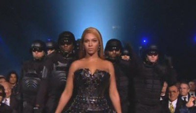 A few years ago, Beyoncé appeared at the Grammy awards surrounded by police in riot gear - effectively pushing the police state agenda. Her "opinion" is whatever they decide what agenda needs to be pushed.