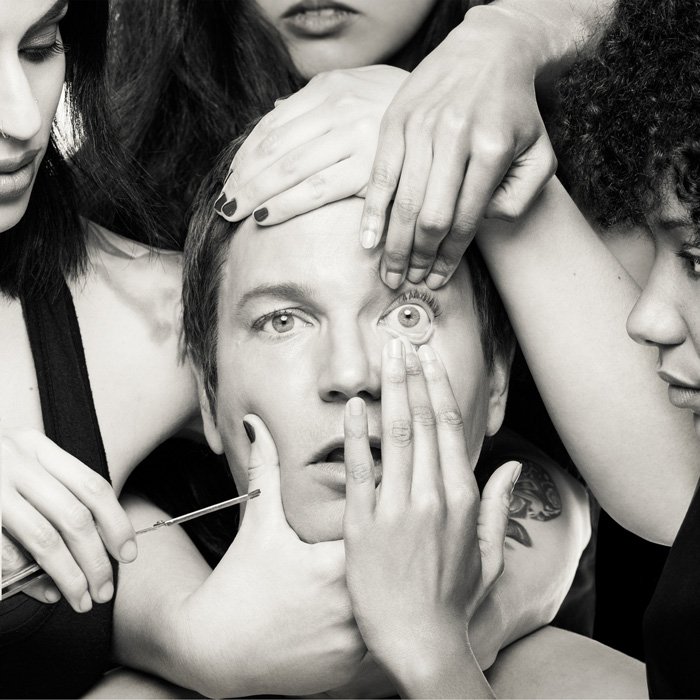 Third Eye Blind is back from the '90s and this is the art associated with their new album? Is he about to get his eye taken out?