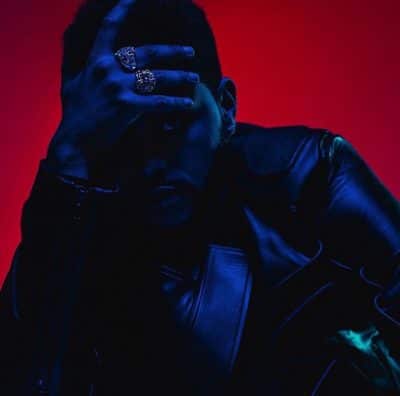 This picture in the Starboy booklet features the One-Eye sign. This means "I am part of the occult elite".