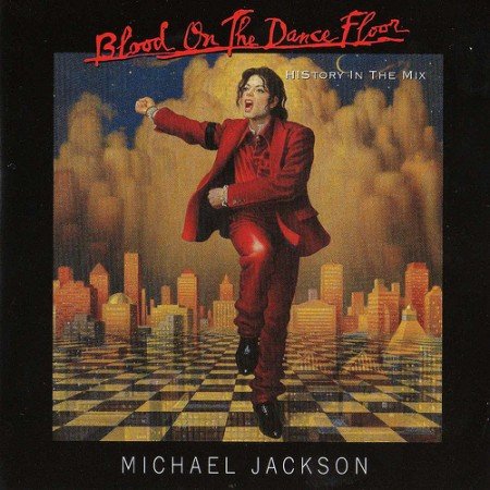 blood on dancer e1289067101515 Michael Jackson's New Album Cover: Rife with Symbolism