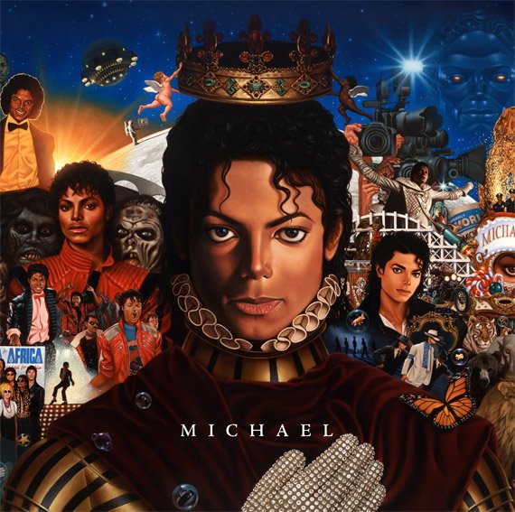 large album Michael Jackson's New Album Cover: Rife with Symbolism