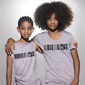 willow and jaden smith buy life supporters1 e1292260783339 Pop Artists Featured in Creepy "Digital Death" Campaign