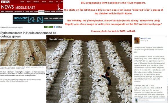 280512shot12 BBC Uses a 2003 Picture from Iraq to Incite War Against Syria