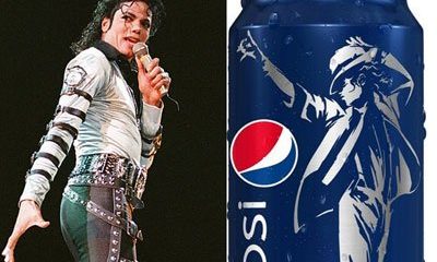 michael jackson pepsi can1 Michael Jackson to Be "Ressurected" on a Billion Pepsi Cans