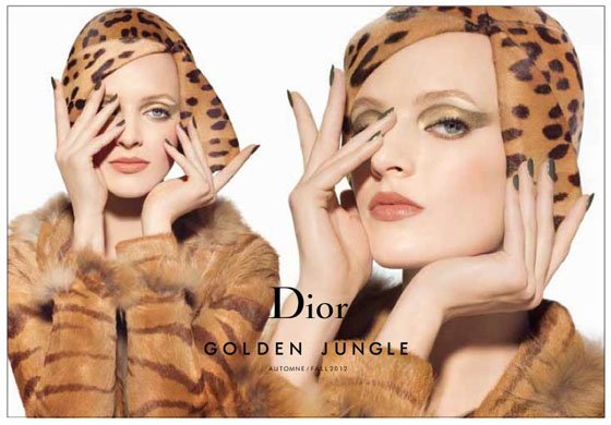 Daria Strokous for Diors Golden Jungle Symbolic Pics of the Month (08/12)