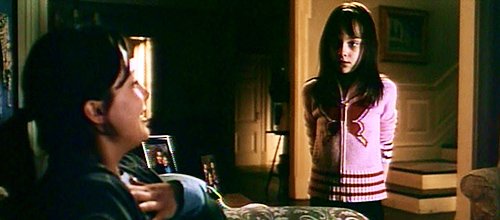 In a deleted scene featured on the DVD, we see Emily acting extra creepy around her babysitter while wearing a shirt that has a big butterfly on it - hinting to Monarch programming.
