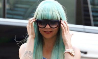 amanda bynes blue wig Amanda Bynes Detained in "Involontary Psychiatric Hold"
