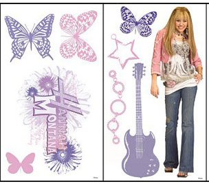 Miley's image has been heavily marketed by Disney since the days of Hannah Montana - a girl who (appropriately enough) had a stage alter persona. Hannah Montana products often had butterflies on them, maybe a slick reminder of how she was a Disney programming slave.