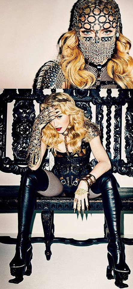 Madonna in Harper Bazaar.