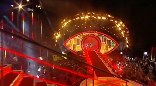 Big Brother UK is a show that is called...Big Brother. And it is about cameras spying on people to entertain the masses. The first show of the season featured a gigantic All-Seeing eye stage with people cheering all around it. That's how the elite indoctrinates people.