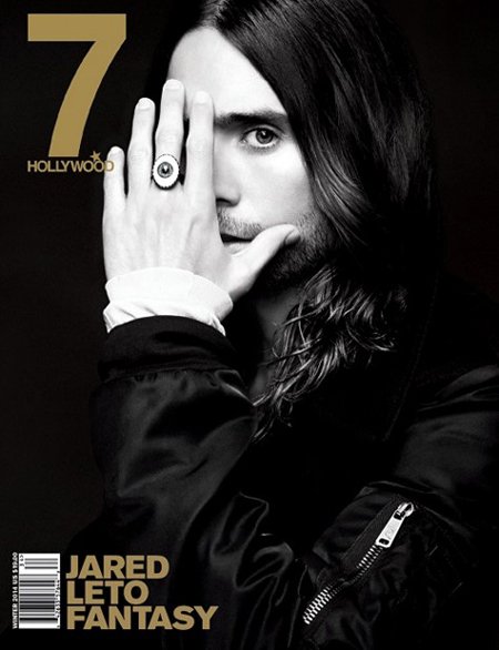 Jared on the cover of Hollywood magazine. He wears an All-Seeing Eye ring so you fully understand why he is always hiding one eye.