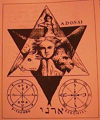 The Seal of Solomon as depicted by occultist Eliphas Levi.
