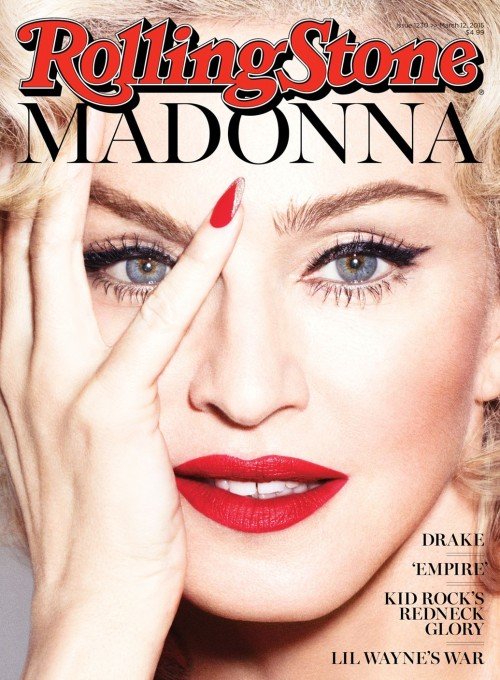 And she is also required to do a subtle One-Eye sign on the cover of Rolling Stone. 