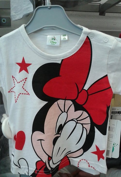This officially licensed Disney shirt for little girls prove that they even want children to wear the sign on them.