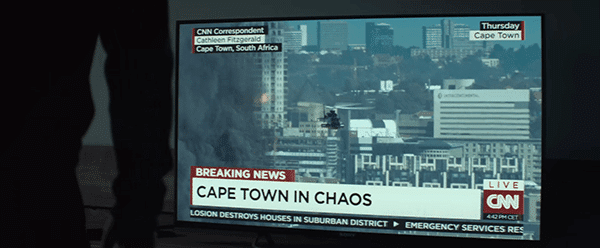 Shortly after that negative vote, the South African city of Cape Town is subject to violent terrorist attacks.