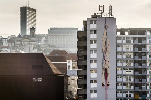 Belgium Shocking Street Art