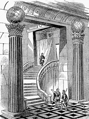 freemason entrance to the temple of a masonic lodge The Occult Meaning of the The Weeknd's "Party Monster"