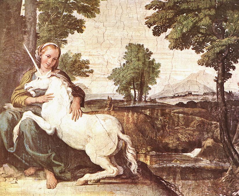 virgin and unicorn a virgin with a unicorn 1605 Why Are There Paintings Depicting Ritual Abuse On Display at the Las Vegas Courthouse?