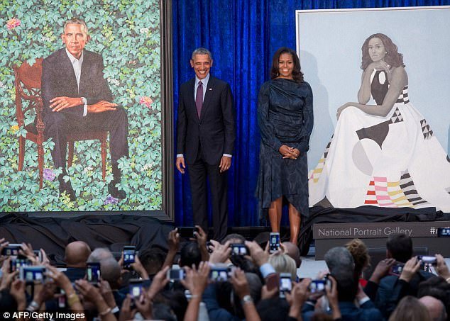 4923BA7700000578 5381941 image a 47 1518452433198 Strange Facts About Obama's Portrait and its Painter Kehinde Wiley