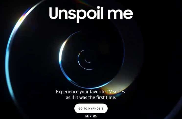 leadunspoil 1 Samsung Launches a Site That Can "Erase Your Memory" With Hypnosis