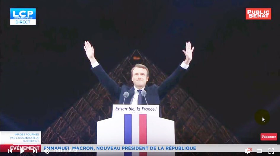 Emmanuel Macron Louvre