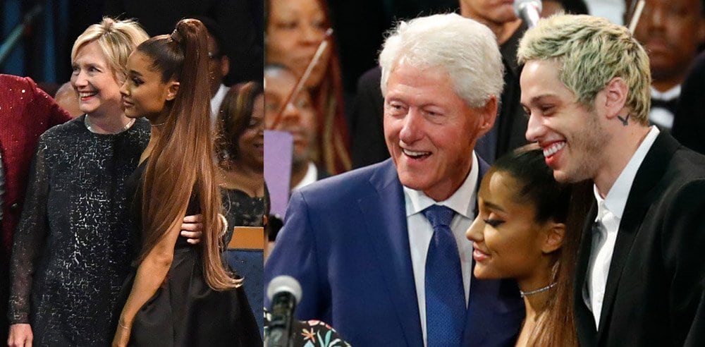 ariana grande hillary bill clinton The Many Things That Were Wrong With Aretha Franklin's Funeral