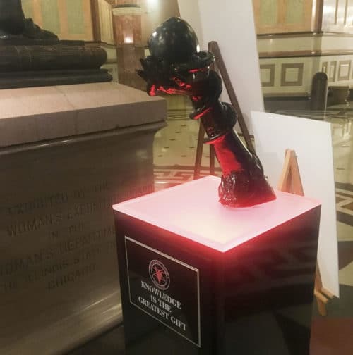 ct met satanic display in state capitol 20181204 e1544032274946 Satanic Sculpture Installed at the Illinois Statehouse