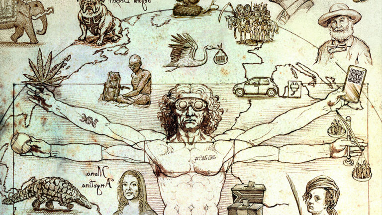The Meaning of the Cryptic Messages on The Economist’s “The World in 2019” Cover