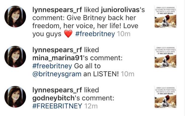 2019 04 18 17 15 47 Shay on Twitter LYNNE SPEARS JUST LIKED THESE She’s asking people to go list #FreeBritney: Is Britney Spears Being Held at a Mental Health Facility Against Her Will for MKULTRA?