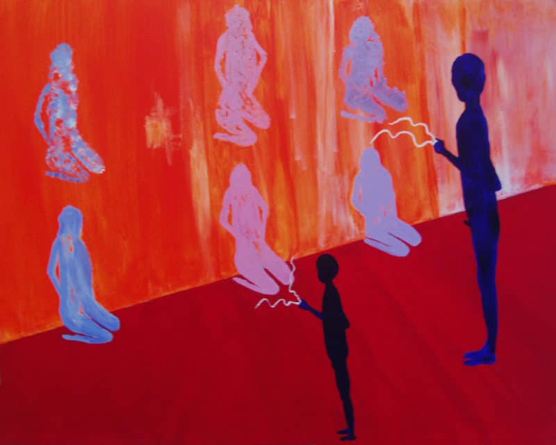 Training in Progress 1 e1555445198743 The Complete Gallery of Kim Noble's Paintings About Ritual Abuse