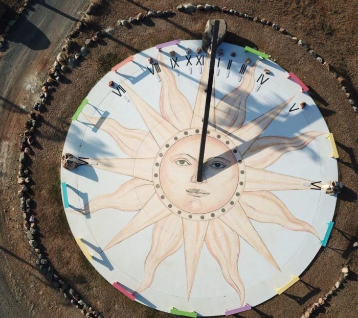 Image result for Sundial at Jeffrey epstein's island