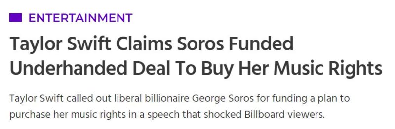 2019-12-17 12_56_52-Taylor Swift Claims Soros Funded Underhanded Deal To Buy Her Music Rights