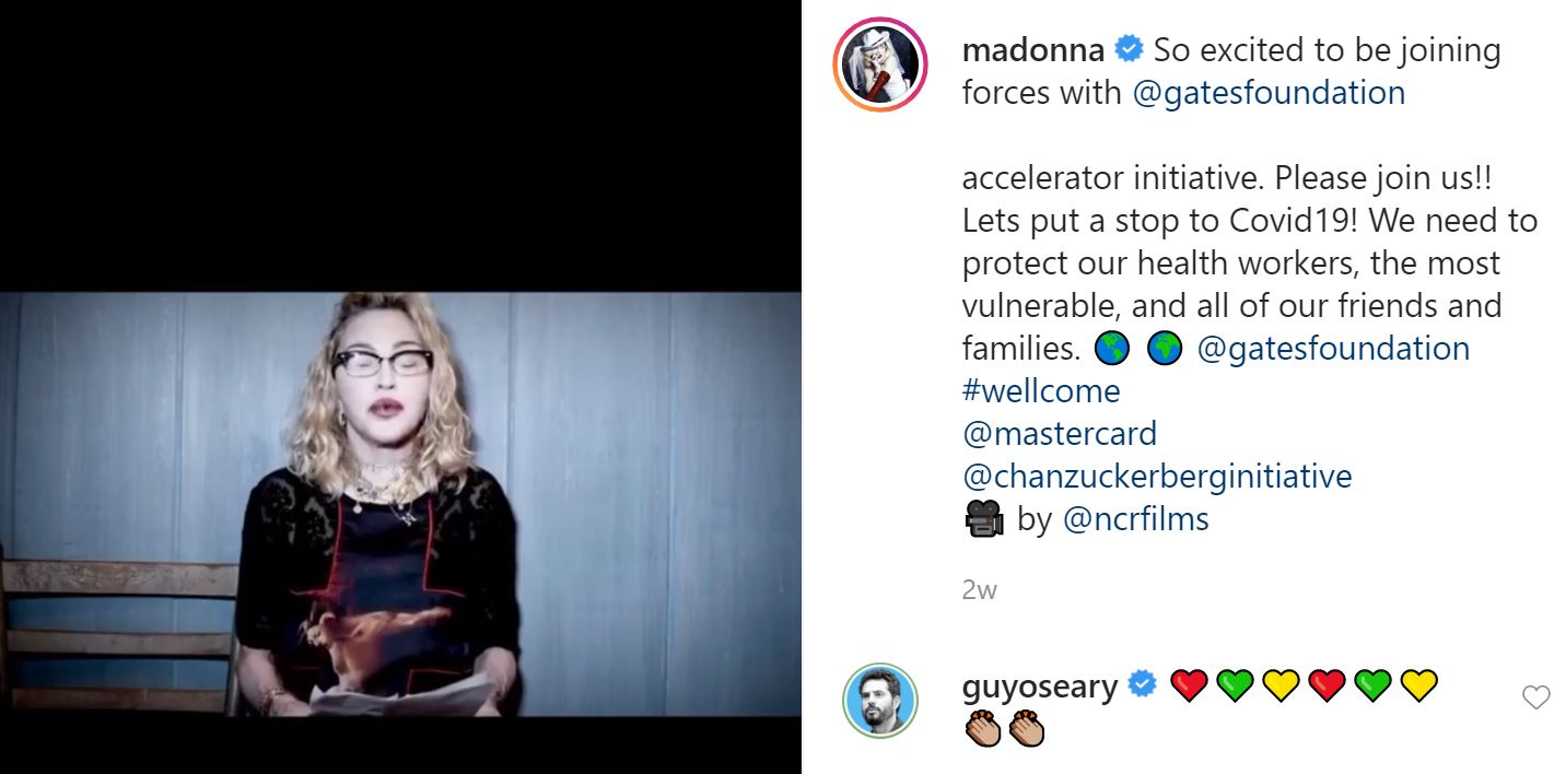 2020-04-24 09_16_27-Madonna on Instagram_ “accelerator initiative. Please join us!! Lets put a stop