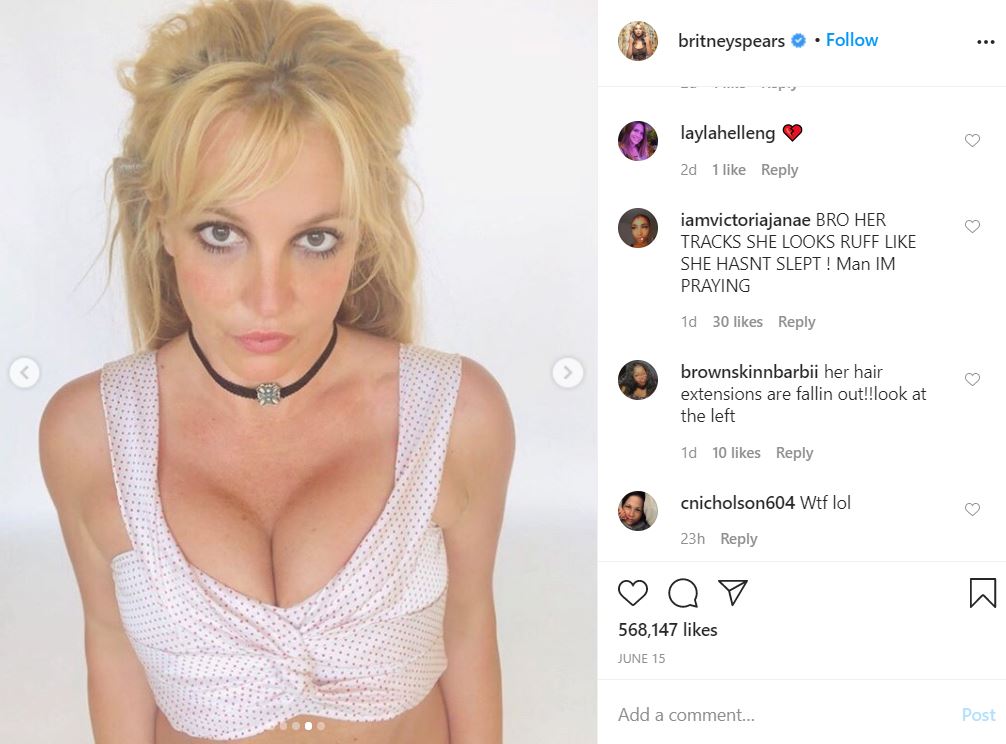 brit6 Something is Terribly Wrong With Britney Spears' Instagram Account