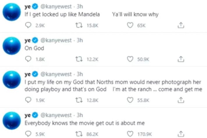 Kanye West expone verdades oscuras sobre Kardashians, intenta separarse de ellos