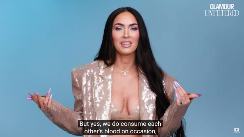 leadmeghanblood 1 e1651171615710 Megan Fox Openly Admits That She Drinks Blood For "Ritual Purposes"