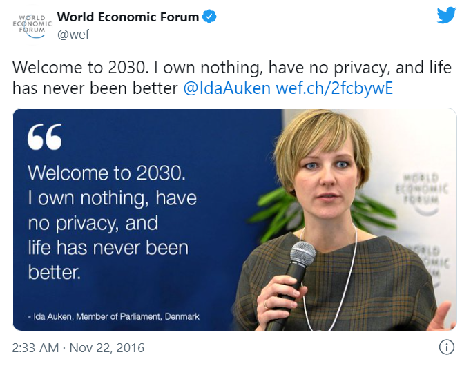 weftweet The Top 10 Creepiest and Most Dystopian Things Pushed by the World Economic Forum (WEF)