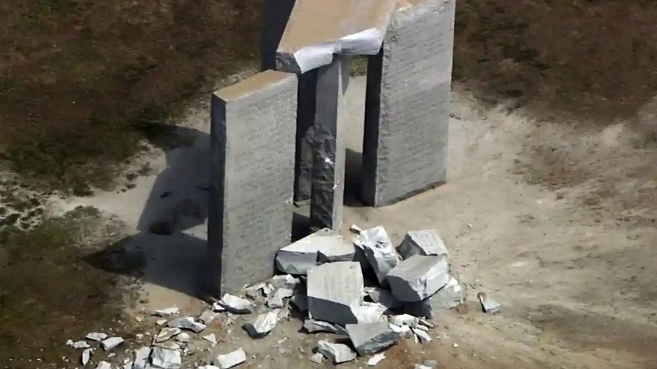 lead guidestone The Georgia Guidestones Completely Demolished Following Explosion