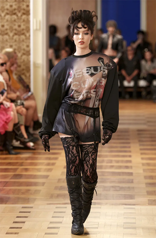 namilia4 This 2023 Berlin Fashion Show Was All About Mocking Christianity in the Trashiest Way Possible
